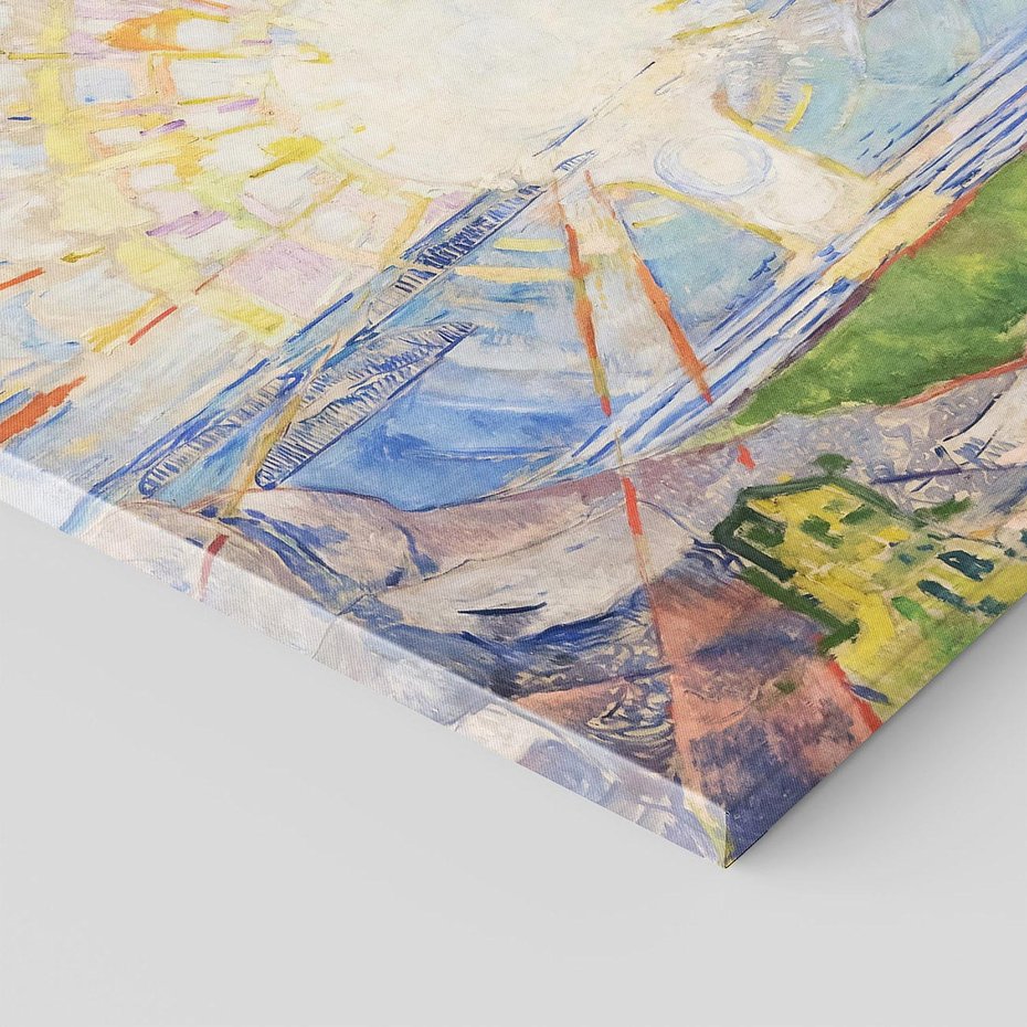 Obraz na płótnie 40x40 - "Solenintro" (1912-1913) Edvard Munch - Reprodukcja - reprodukcja, obraz na płótnie