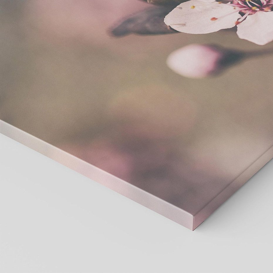 Obraz na płótnie 100x70 - Przemijający Urok - kwitnąca, wiśnia