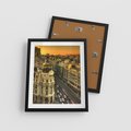 Plakat w ramie 40x50 - Miasto Metropolii - miasto, metropolia - rama czarna
