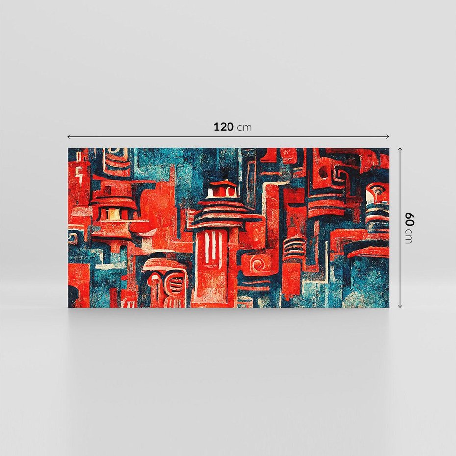 Obraz na płótnie 120x60 - Mistyka Wschodnich Światów - orientalna sztuka, nawiązanie do Japonii