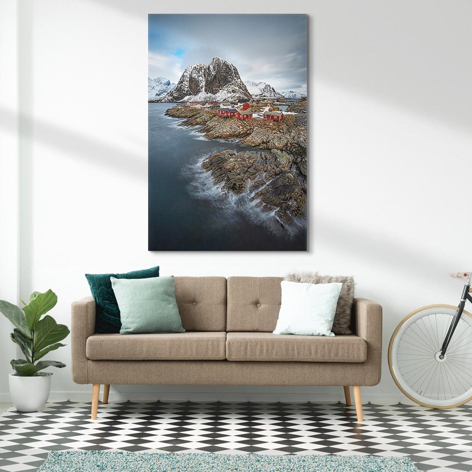 Obraz na płótnie 80x120 - Skandynawia - górska odsłona - Skandynawia, góry