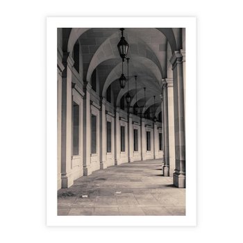Plakat bez ramy 21x30 - Kolumny Elegancji - architektura, kolumny
