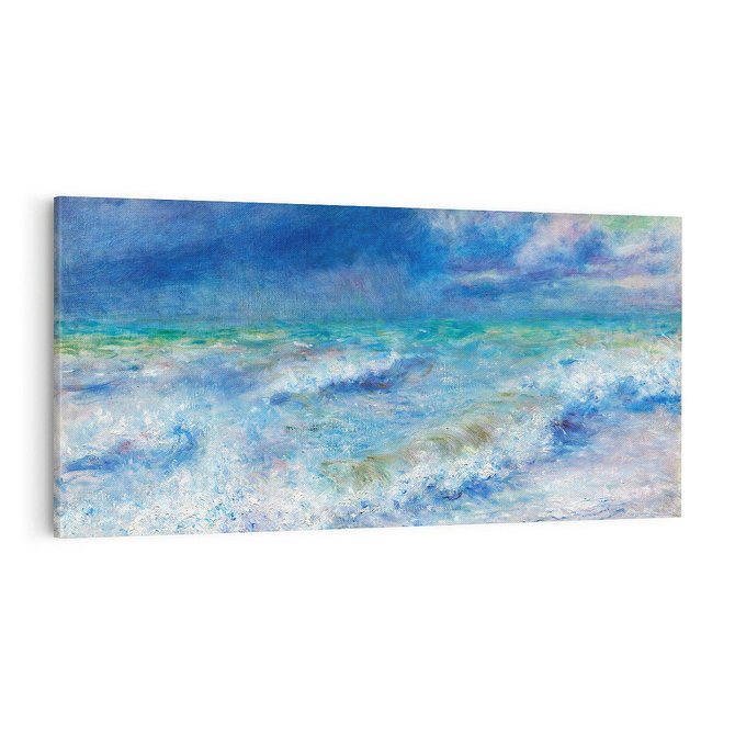 Obraz na płótnie 140x70 - "Seascape" (1897), Pierre-Auguste Renoir - Reprodukcja - reprodukcja, obraz na płótnie