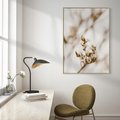 Obraz w ramie 50x70 - Kwiatowa suchość - kwiaty, susz - rama drewno