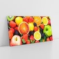 Obraz na płótnie 120x60 - soczysta symfonia smaków - owoce, jabłka