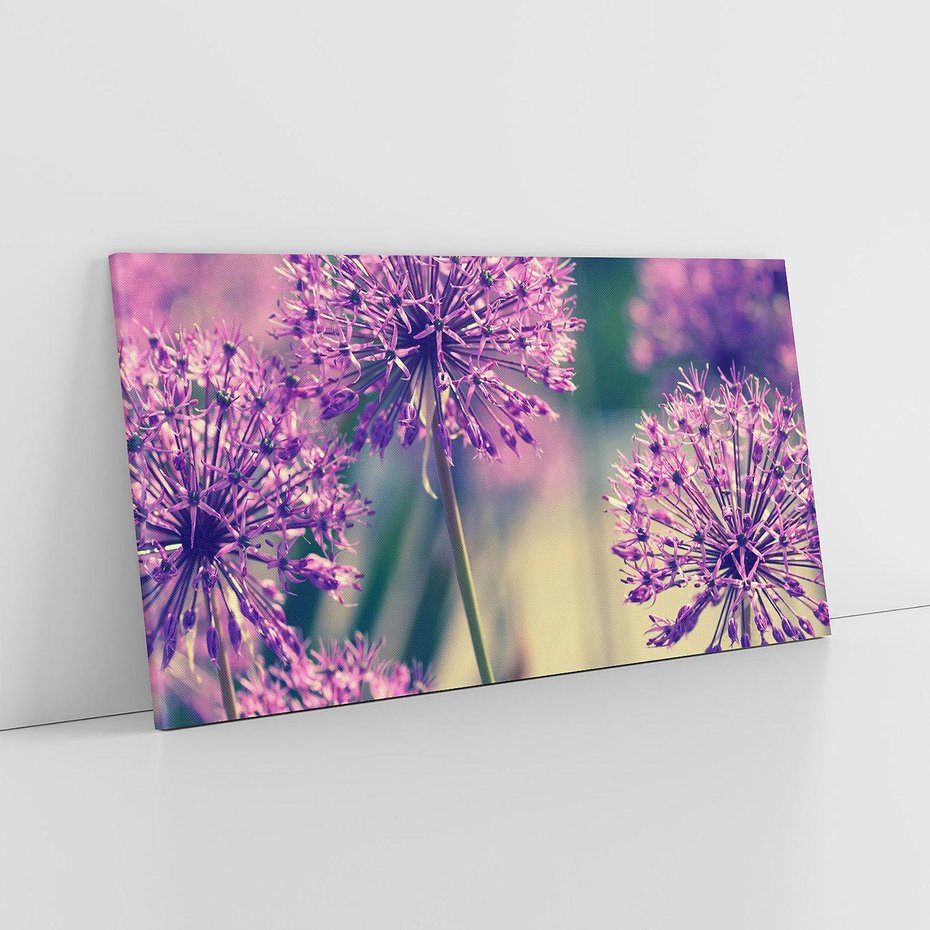 Obraz na płótnie 120x60 - Kwiatowa łąka w pełnym rozkwicie - kwiaty, łąka