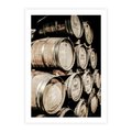 Plakat bez ramy 21x30 - Tradycyjne Beczki - beczki, rustykalna fotografia