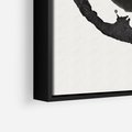 Obraz w ramie 70x100 - Harmonijne Emocje - abstrakcyjne plamy okręgi, akwarelowe - rama czarna