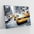 Obraz na płótnie 120x80 - Wszystkie światła prowadzą do Nowego Jorku - TAXI, NY