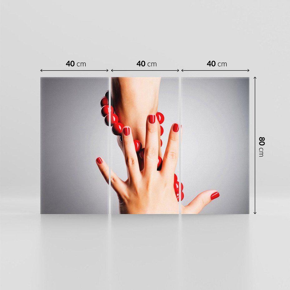 Obraz na płótnie 120x80 - Manicure i Pedicure - Piękno Paznokci - manicure, pedicure