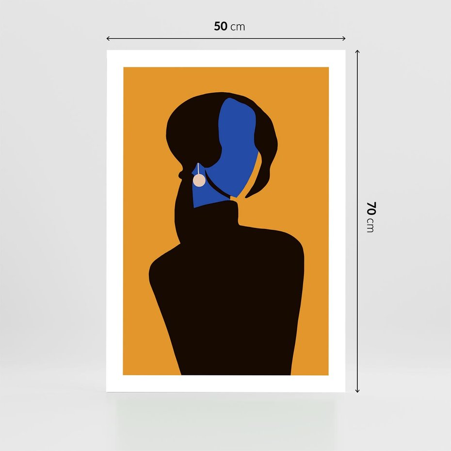 Plakat bez ramy 50x70 - Transformacja Form - sztuka nowoczesna, plakat