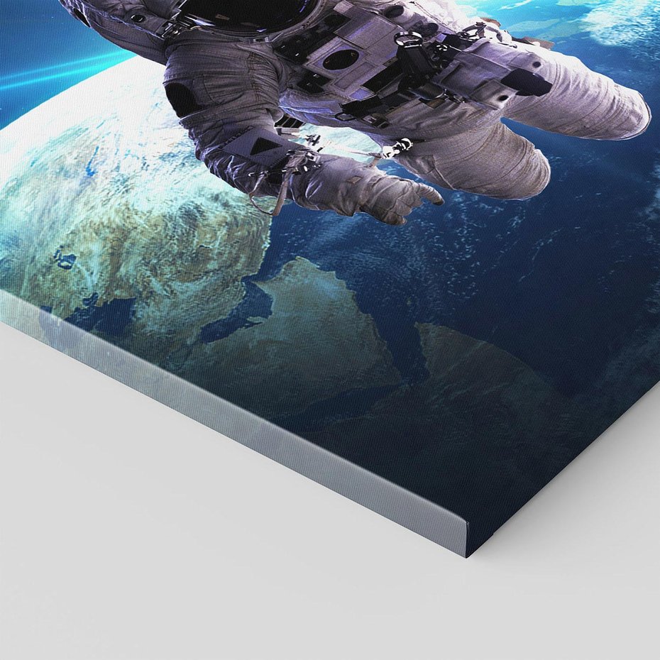 Obraz na płótnie 40x40 - Kosmiczna przygoda - kosmos, astronauta