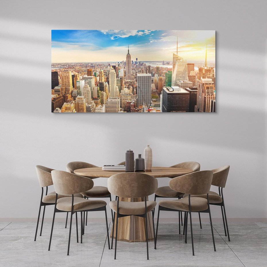 Obraz na płótnie 140x70 - Pulsujące Serce Nowego Jorku - Manhattan, Nowy Jork