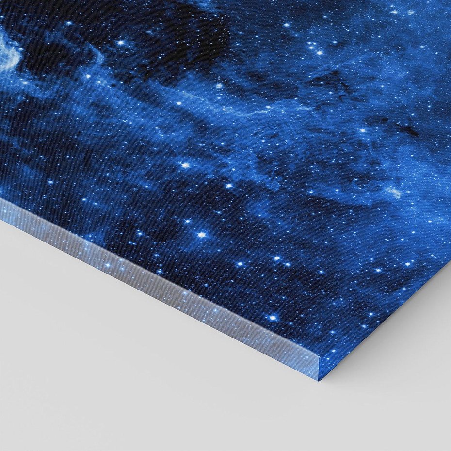 Obraz na płótnie 120x40 - Magia kosmicznej nocy - gwiazdy, kosmos