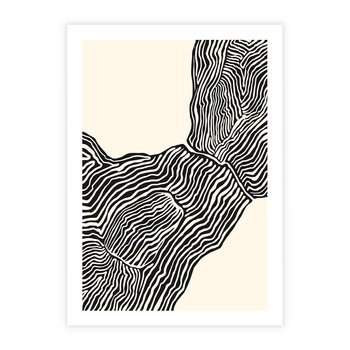 Plakat bez ramy 30x40 - Migoczące Kontury - boho plakat, rycina