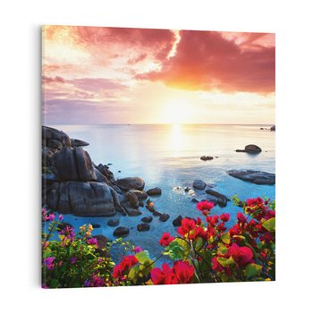 Obraz na płótnie 40x40 - Rajskie plaże Tajlandii - Tajlandia, plaża