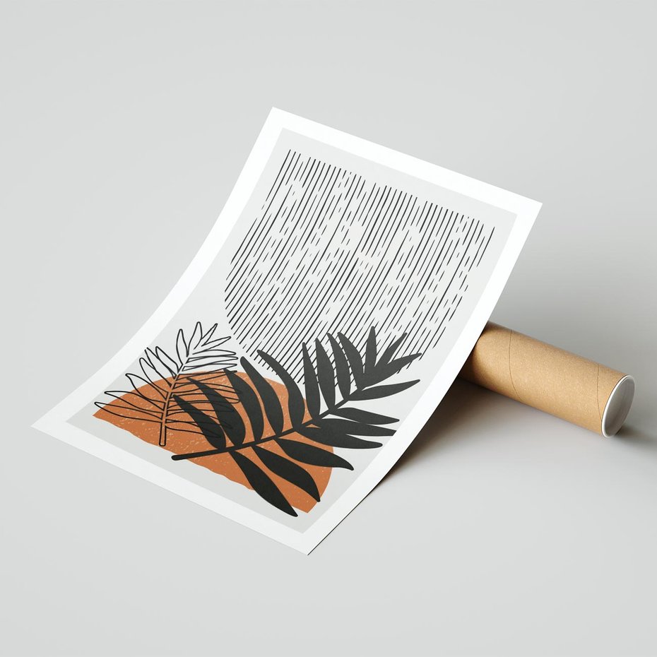 Plakat bez ramy 30x40 - Sztuka Połączona - nowoczesna sztuka, modern