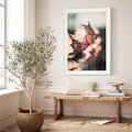 Plakat bez ramy 30x40 - Liść w Jesieni - jesienny liść, czerwony
