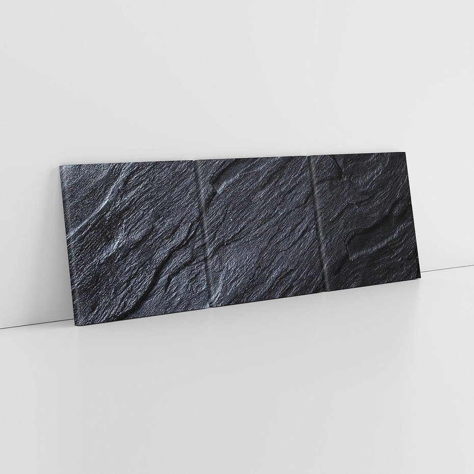 Obraz na płótnie 90x30 - Kamienne tekstury w trójwymiarze - kamień, tekstura