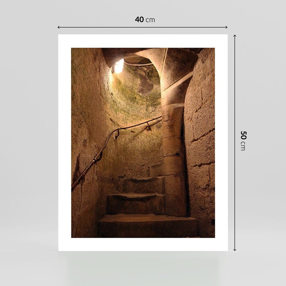 Plakat bez ramy 40x50 - Perspektywa uliczki - uliczka, perspektywa