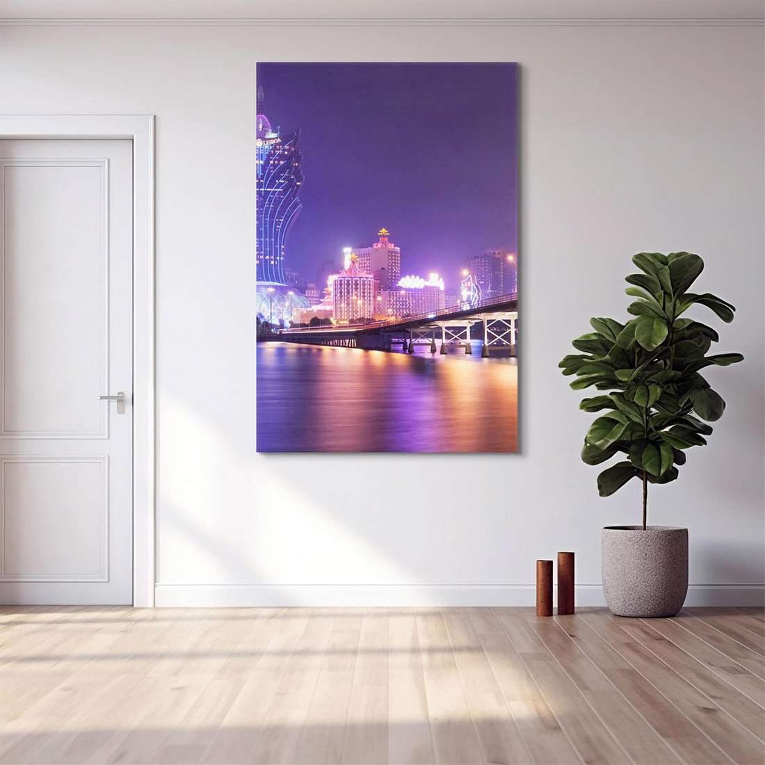 Obraz na płótnie 50x70 - Lawenda: Pachnące pole kwiatów - kwiaty, lawenda