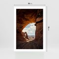 Plakat bez ramy 50x70 - Magia pustynnego kanionu - pustynia, kanion