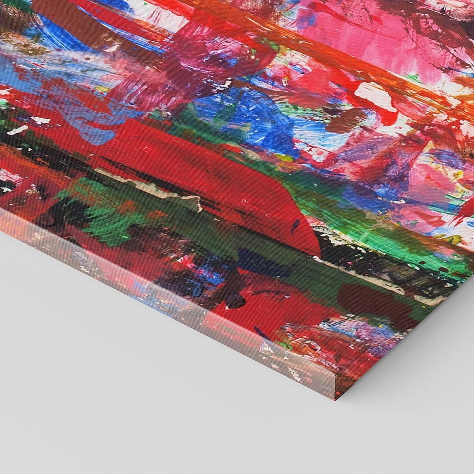 Obraz na płótnie 120x80 - Abstrakcja: wyraz emocji - abstrakcja