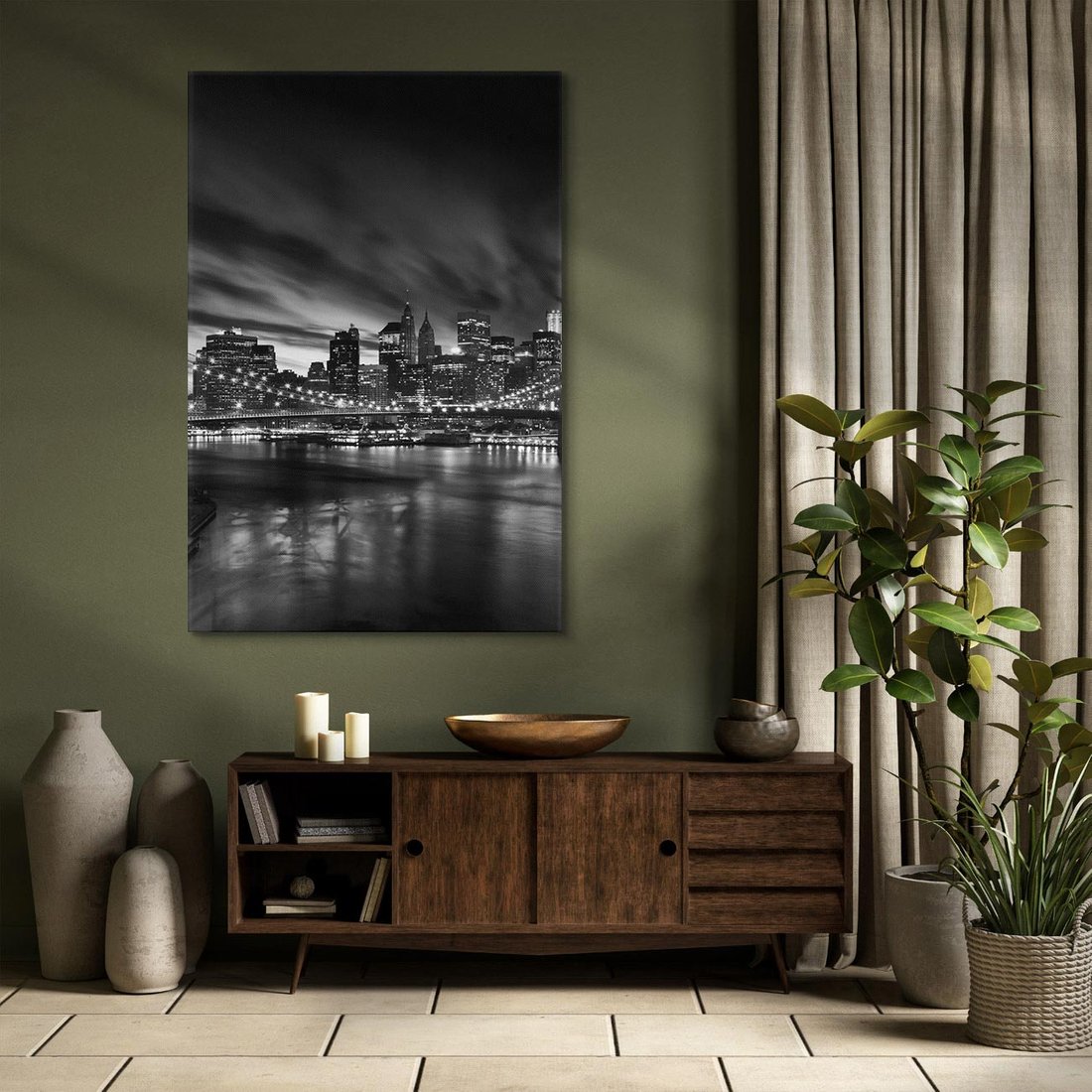 Obraz na płótnie 50x70 - Manhattan - pulsujące serce Nowego Jorku - Manhattan, New