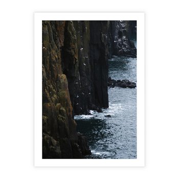 Plakat bez ramy 40x50 - Piękno norweskich krajobrazów - fiordy, morze