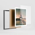 Plakat w ramie 40x50 - Paryski Szczyt - Paryż, wieża - rama czarna