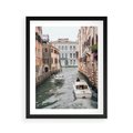 Plakat w ramie 40x50 - Wenecja na Twojej Ścianie - wenecja, kanały - rama czarna