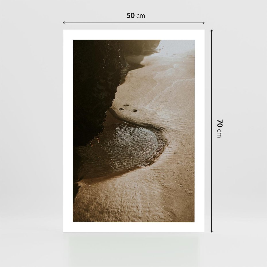 Plakat bez ramy 50x70 - Relaksujący Raj - plaża, morze