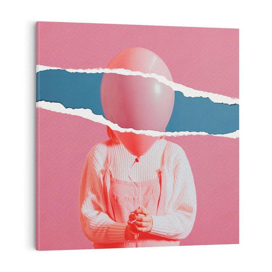 Obraz na płótnie 40x40 - Kolaż Wyobraźni - kolaż zdjęć, styl retro