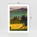 Plakat bez ramy 30x40 - Pejzaż w perspektywie - pejzaż, perspektywa