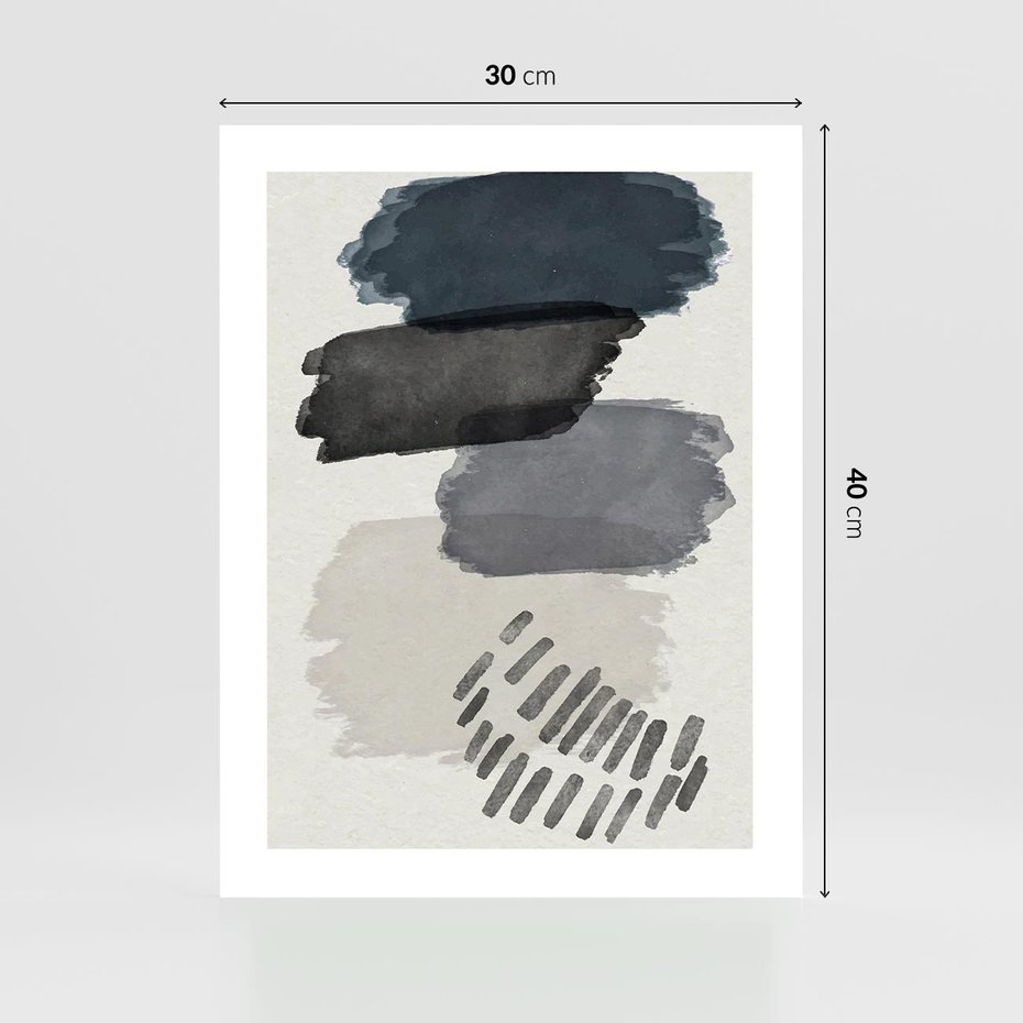 Plakat bez ramy 30x40 - W Stylu Akwareli - nowoczesny plakat, abstrakcja