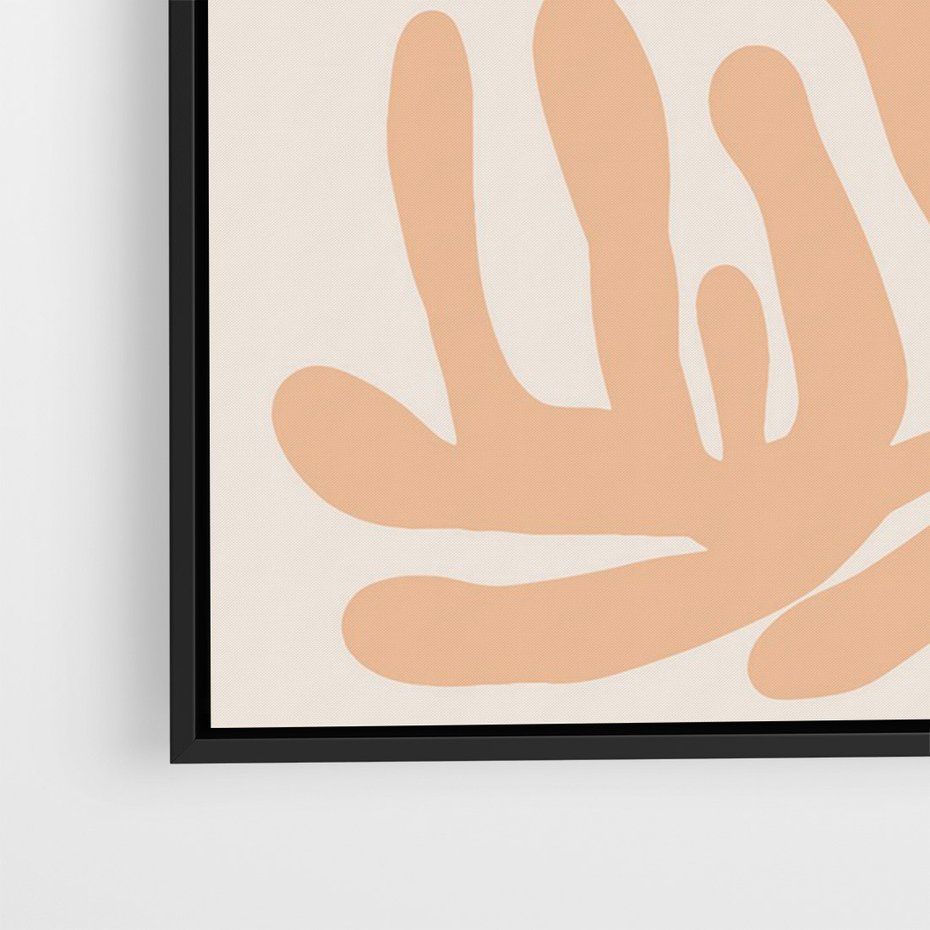 Obraz w ramie 50x70 - Rozkwitające Abstrakcje - nowoczesna sztuka, plakat modern - rama czarna