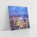 Obraz na płótnie 30x30 - Shanghai: Mocnowieżowce Azji - Shanghai, Chiny