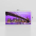 Obraz na płótnie 120x60 - Nocny Spacer po Moście Manhattan - most, Nowy Jork
