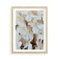 Plakat w ramie 50x70 - Białe Narcyzy - narcyzy, kwiaty - rama drewno