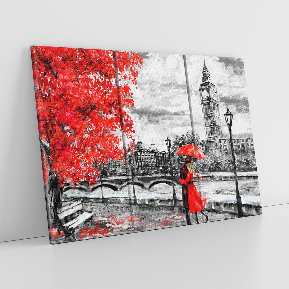 Obraz na płótnie 120x80 - Big Ben w Londynie - londyn, big ben