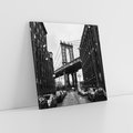 Obraz na płótnie 40x40 - Ikona Miasta - Nowy Jork, most