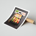 Plakat bez ramy 21x30 - Kulinarne podróże do Japonii - sushi, japonia