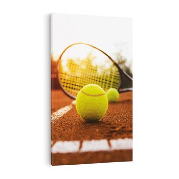 Obraz na płótnie 80x120 - Moc sportowej rywalizacji - tenis, kort