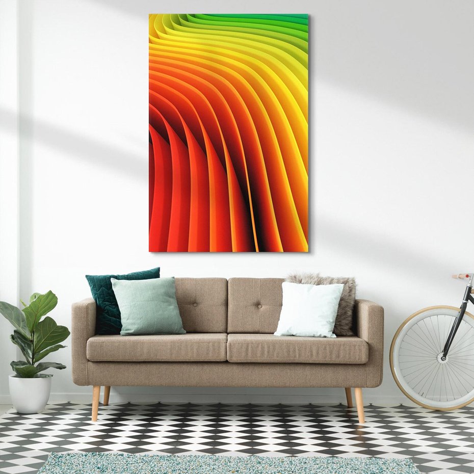 Obraz na płótnie 70x100 - Wyrażenie bez granic - abstrakcja