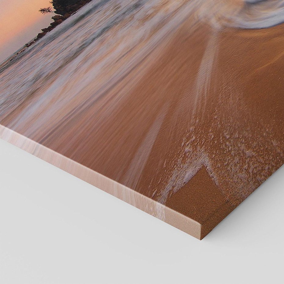 Obraz na płótnie 120x80 - Skały nad morzem - morze, plaża