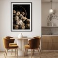 Plakat bez ramy 30x40 - Orzechy Włoskie w Sepii - orzechy włoskie, fotografia retro