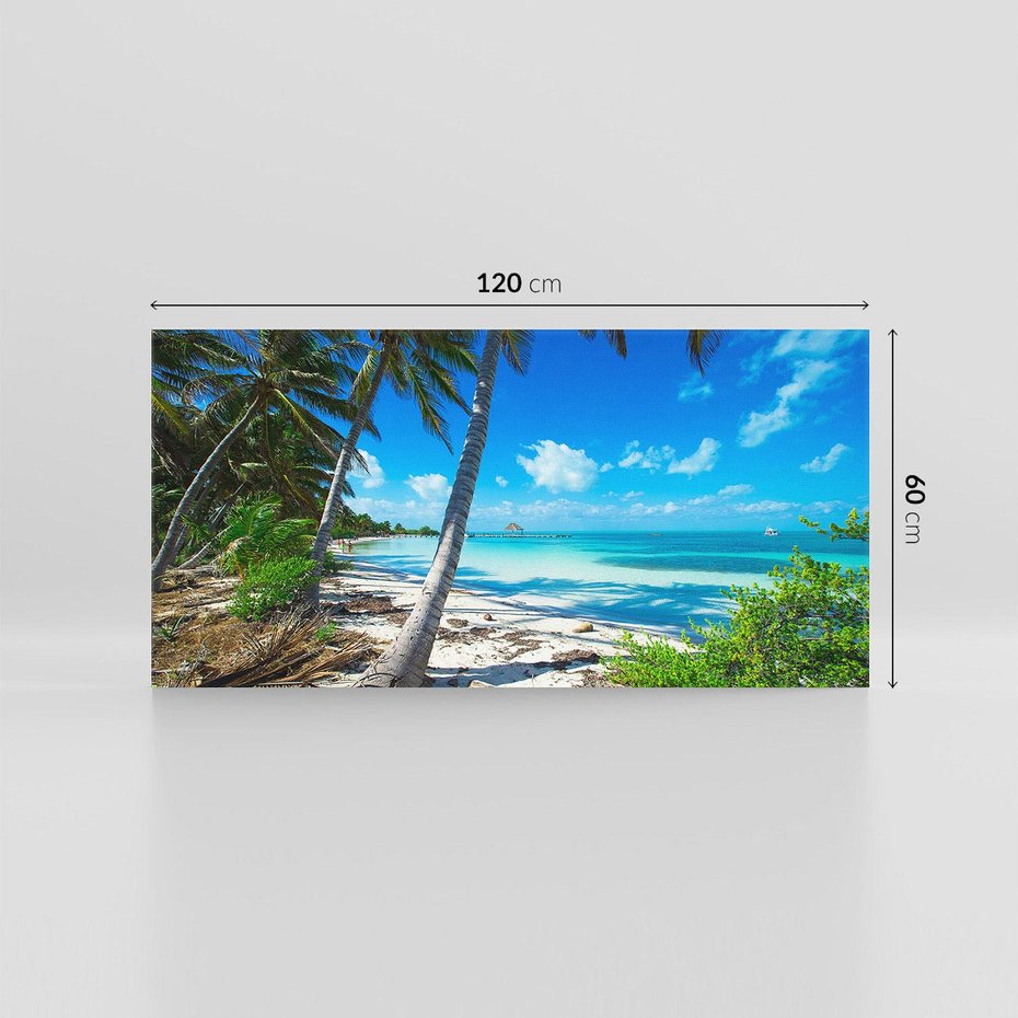 Obraz na płótnie 120x60 - Raj na Tropikalnej Wyspie - tropikalna, wyspa