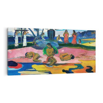 Obraz na płótnie 120x60 - Day of the God 1894, Paul Gauguin - Reprodukcja - reprodukcja, obraz na płótnie