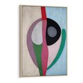 Obraz w ramie 70x100 - Wibracje Kolorów Marzeń - abstrakcyjne dziwne kształty, olejny obraz - rama drewno