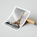 Plakat bez ramy 21x30 - Echa Wieży Eiffla - wieża, Eiffla